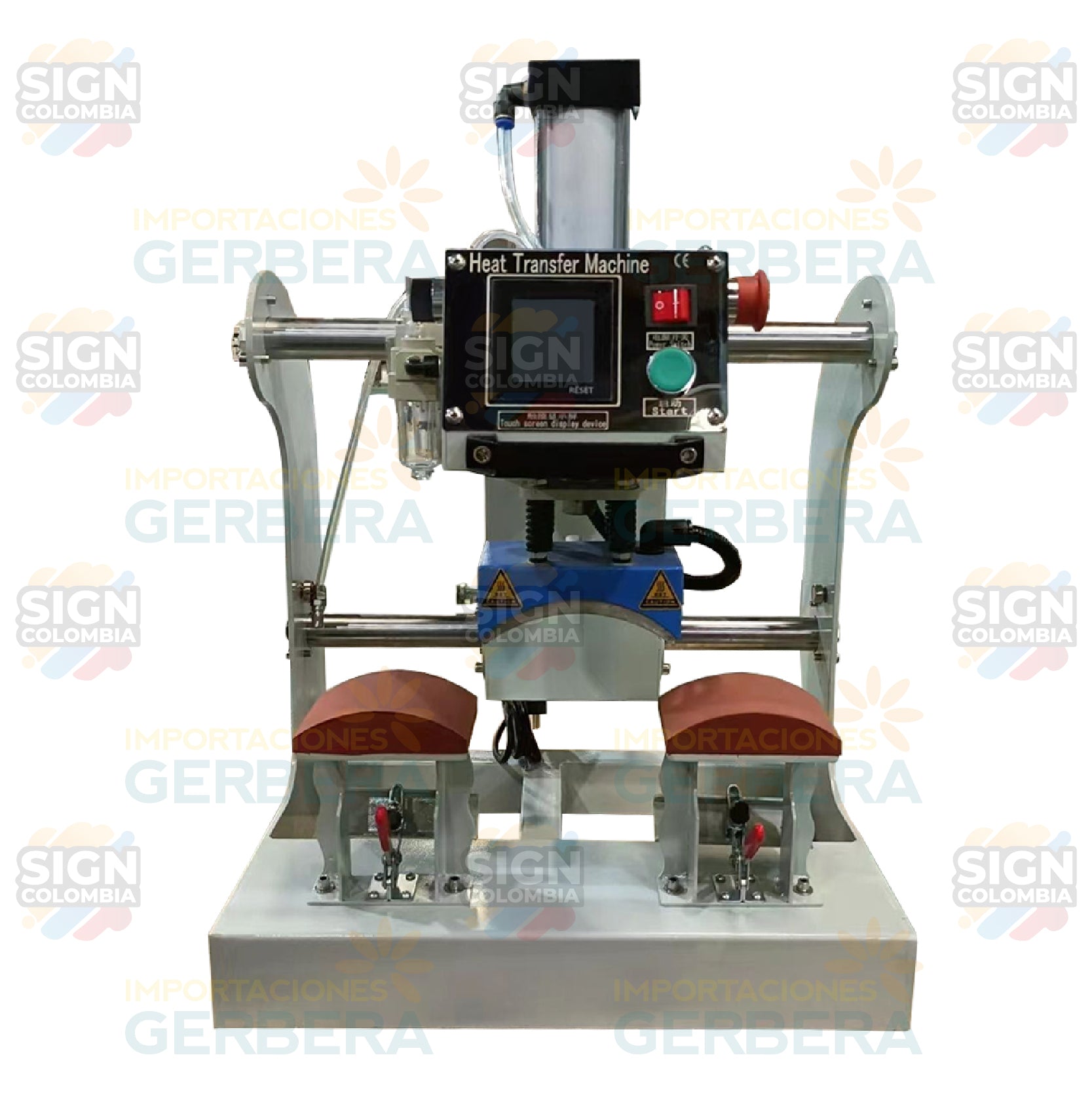 Termofijadora para gorras de 2 estaciones - SIGN COLOMBIA Plotter de corte